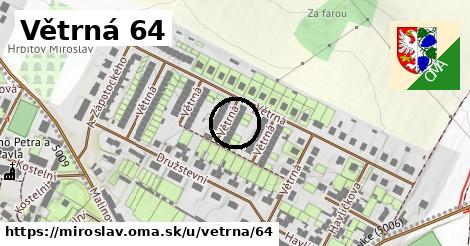Větrná 64, Miroslav