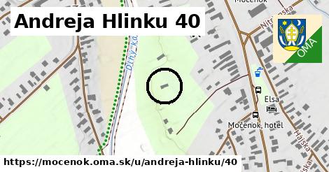 Andreja Hlinku 40, Močenok