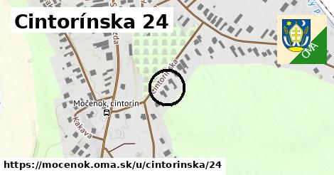 Cintorínska 24, Močenok