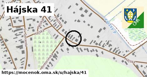 Hájska 41, Močenok