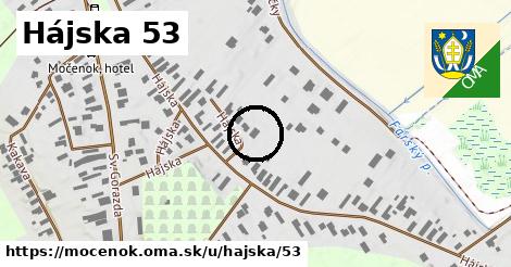 Hájska 53, Močenok