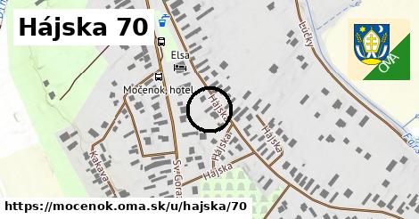 Hájska 70, Močenok