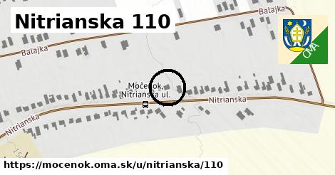 Nitrianska 110, Močenok