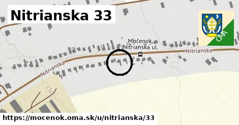 Nitrianska 33, Močenok