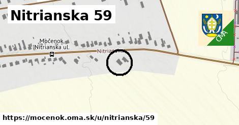 Nitrianska 59, Močenok