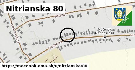 Nitrianska 80, Močenok