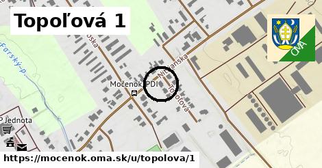 Topoľová 1, Močenok