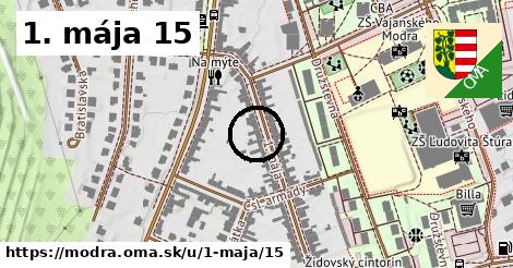 1. mája 15, Modra