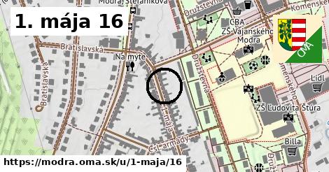 1. mája 16, Modra