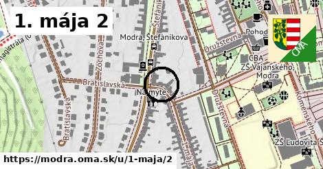 1. mája 2, Modra