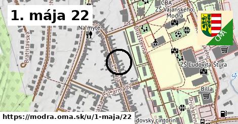 1. mája 22, Modra