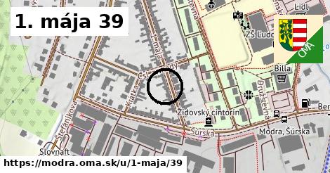 1. mája 39, Modra