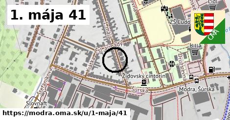 1. mája 41, Modra