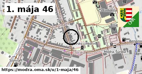 1. mája 46, Modra