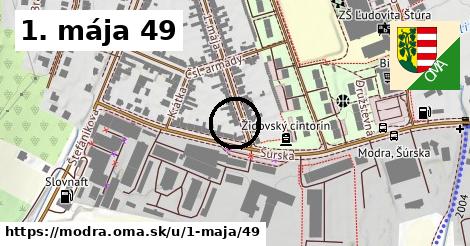 1. mája 49, Modra