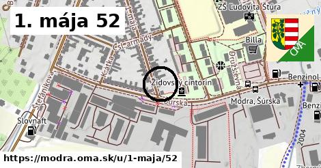 1. mája 52, Modra