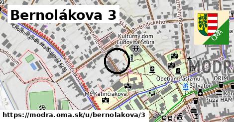 Bernolákova 3, Modra