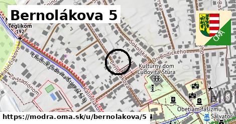 Bernolákova 5, Modra