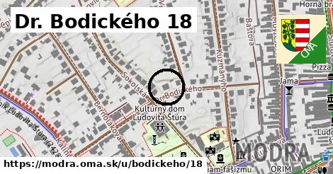 Dr. Bodického 18, Modra