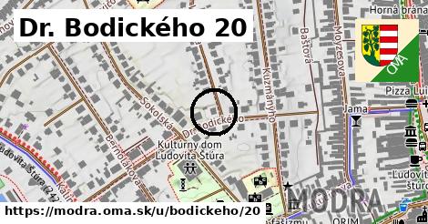 Dr. Bodického 20, Modra