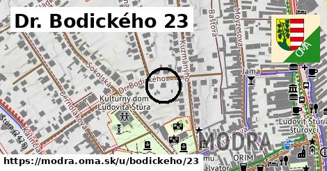 Dr. Bodického 23, Modra