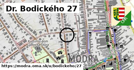 Dr. Bodického 27, Modra