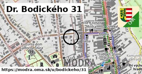 Dr. Bodického 31, Modra