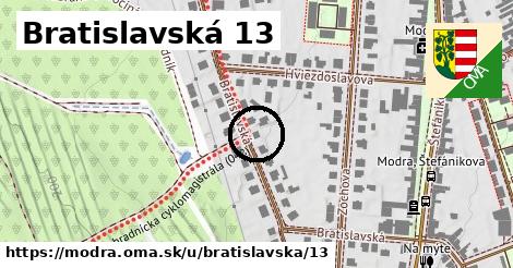 Bratislavská 13, Modra