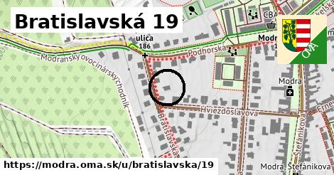 Bratislavská 19, Modra