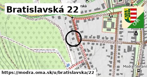 Bratislavská 22, Modra