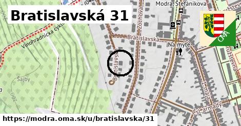 Bratislavská 31, Modra