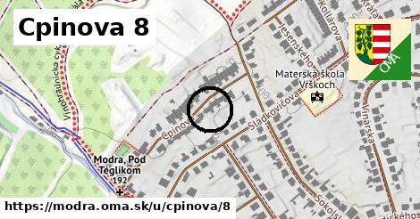 Cpinova 8, Modra