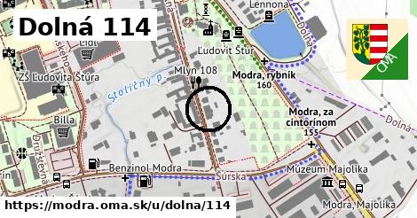 Dolná 114, Modra