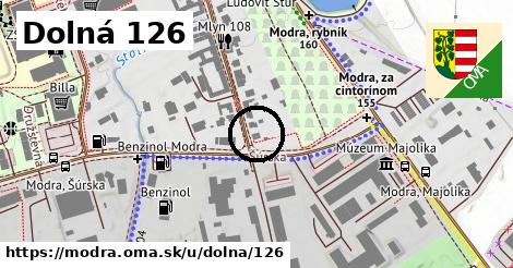 Dolná 126, Modra