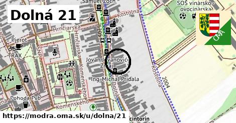 Dolná 21, Modra