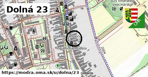 Dolná 23, Modra