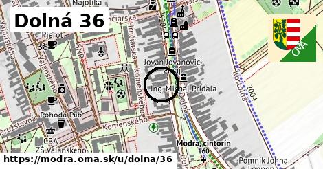 Dolná 36, Modra