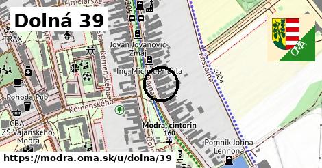 Dolná 39, Modra