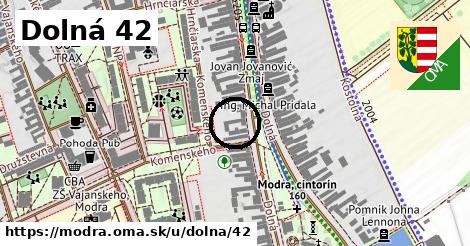 Dolná 42, Modra