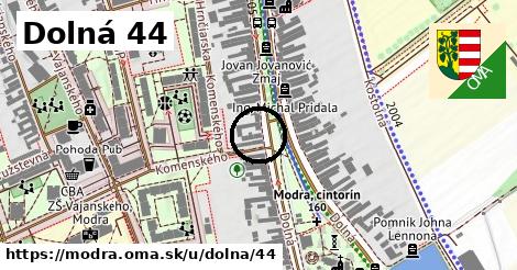 Dolná 44, Modra