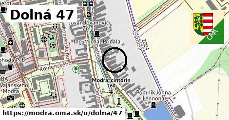 Dolná 47, Modra