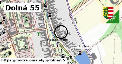 Dolná 55, Modra