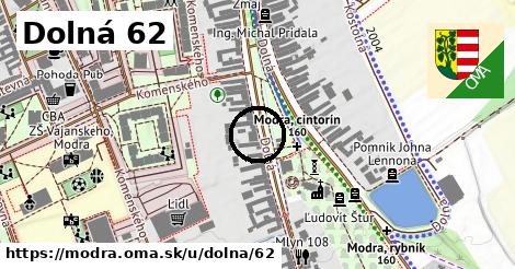 Dolná 62, Modra