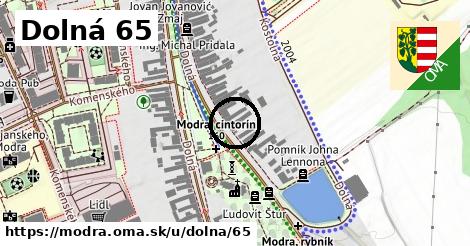 Dolná 65, Modra