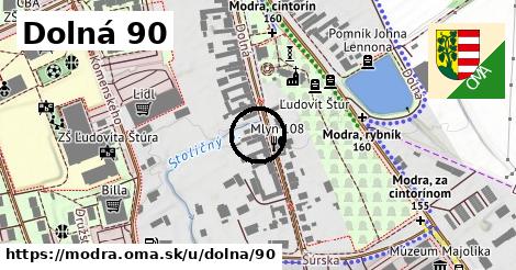 Dolná 90, Modra