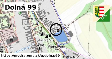 Dolná 99, Modra