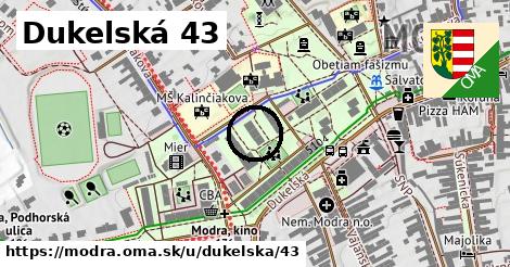 Dukelská 43, Modra