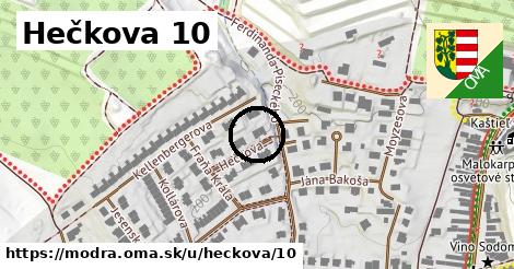 Hečkova 10, Modra