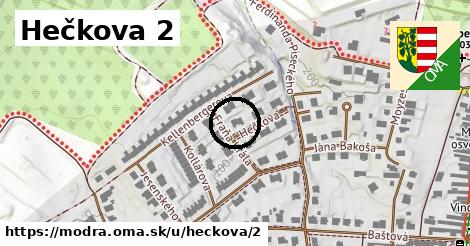 Hečkova 2, Modra