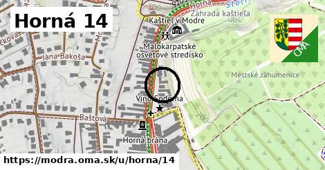 Horná 14, Modra